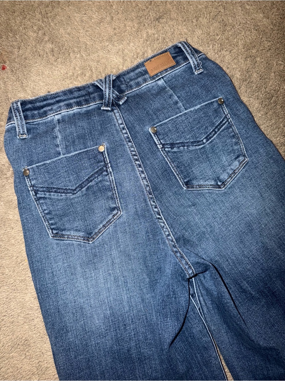 Judy Blue Dark Blue Wide Leg Jeans - Picture 9 of 11